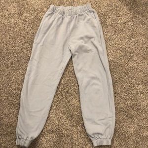 brandy melville light blue joggers!